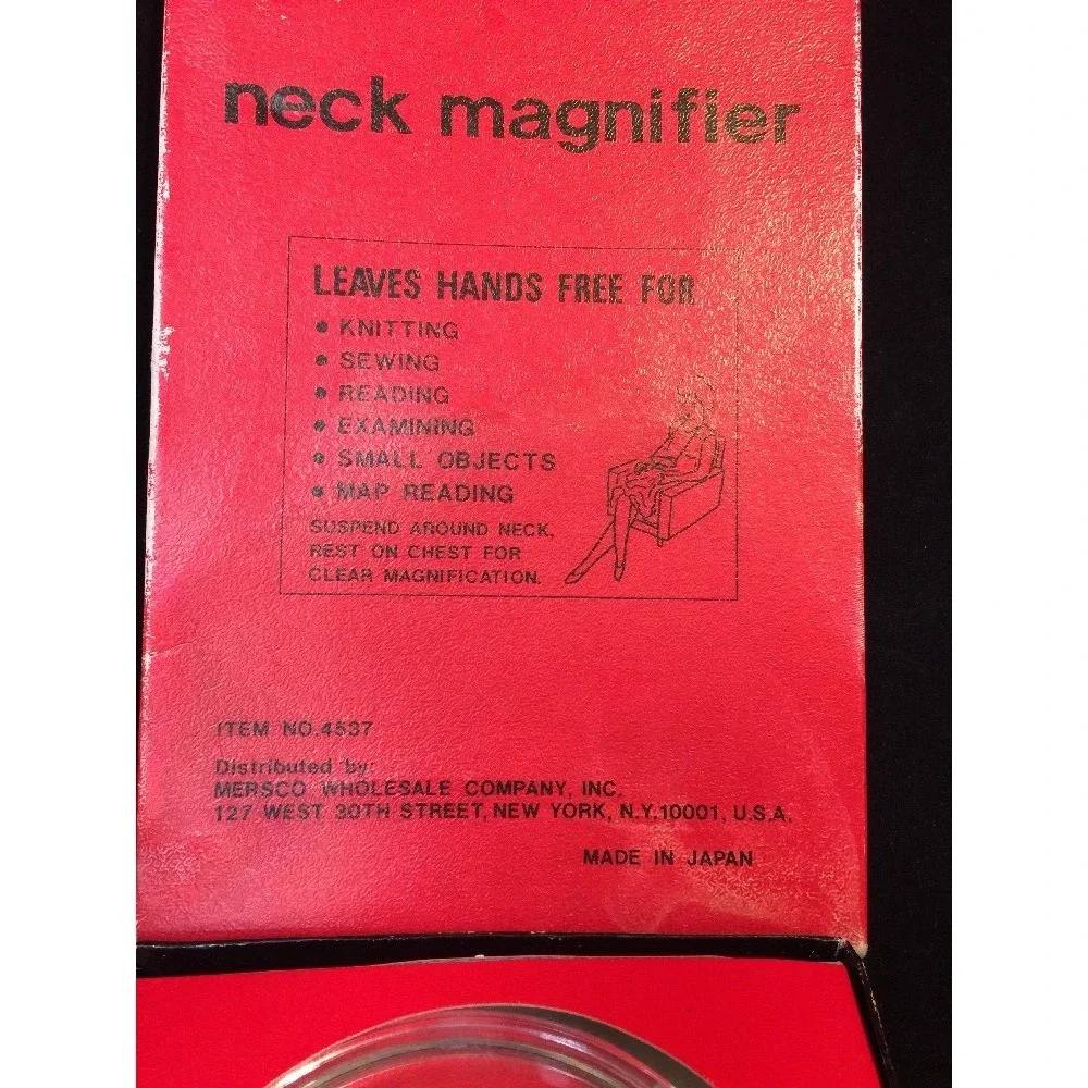 VINTAGE Magnifying Viewer Over The Neck Hands Free Magnifier
